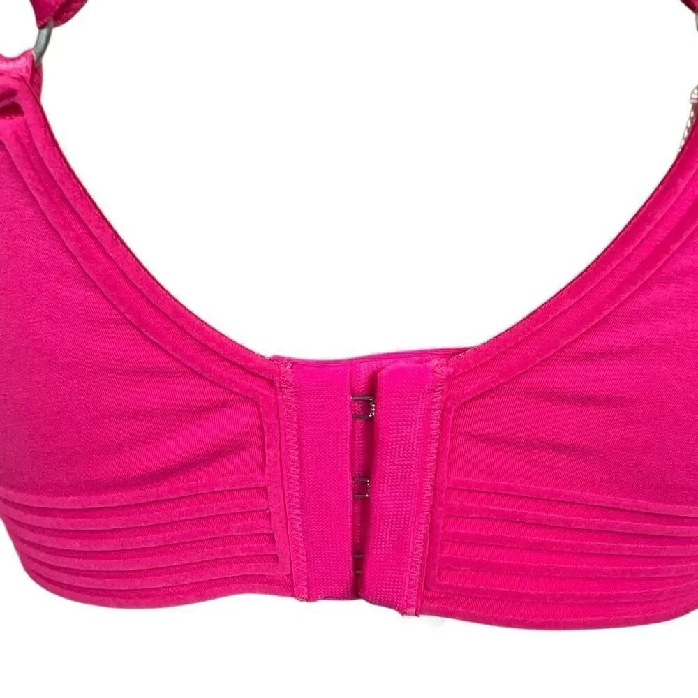 NWT Wolford Alita Sports Bra Fuchsia Pink 80B 36B